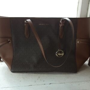 Michael Kors Brown and Gray Women's Bag